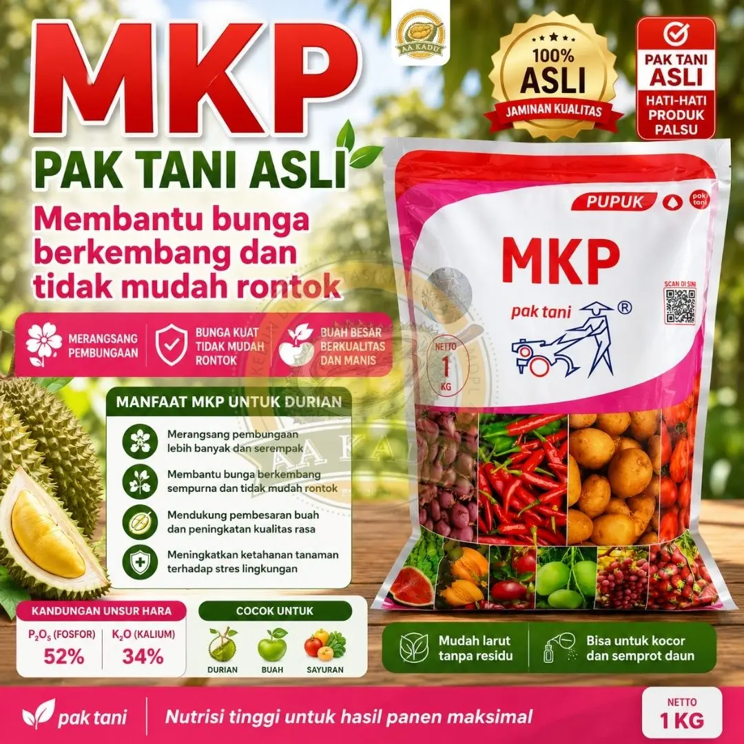 Pupuk MKP Pak Tani ASLI